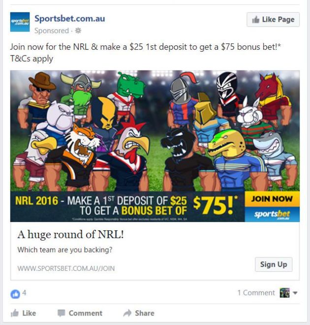 Sportsbet wins 60m NRL wagering deal AdNews